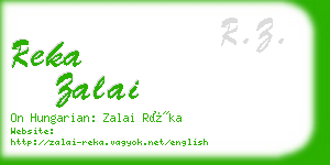 reka zalai business card